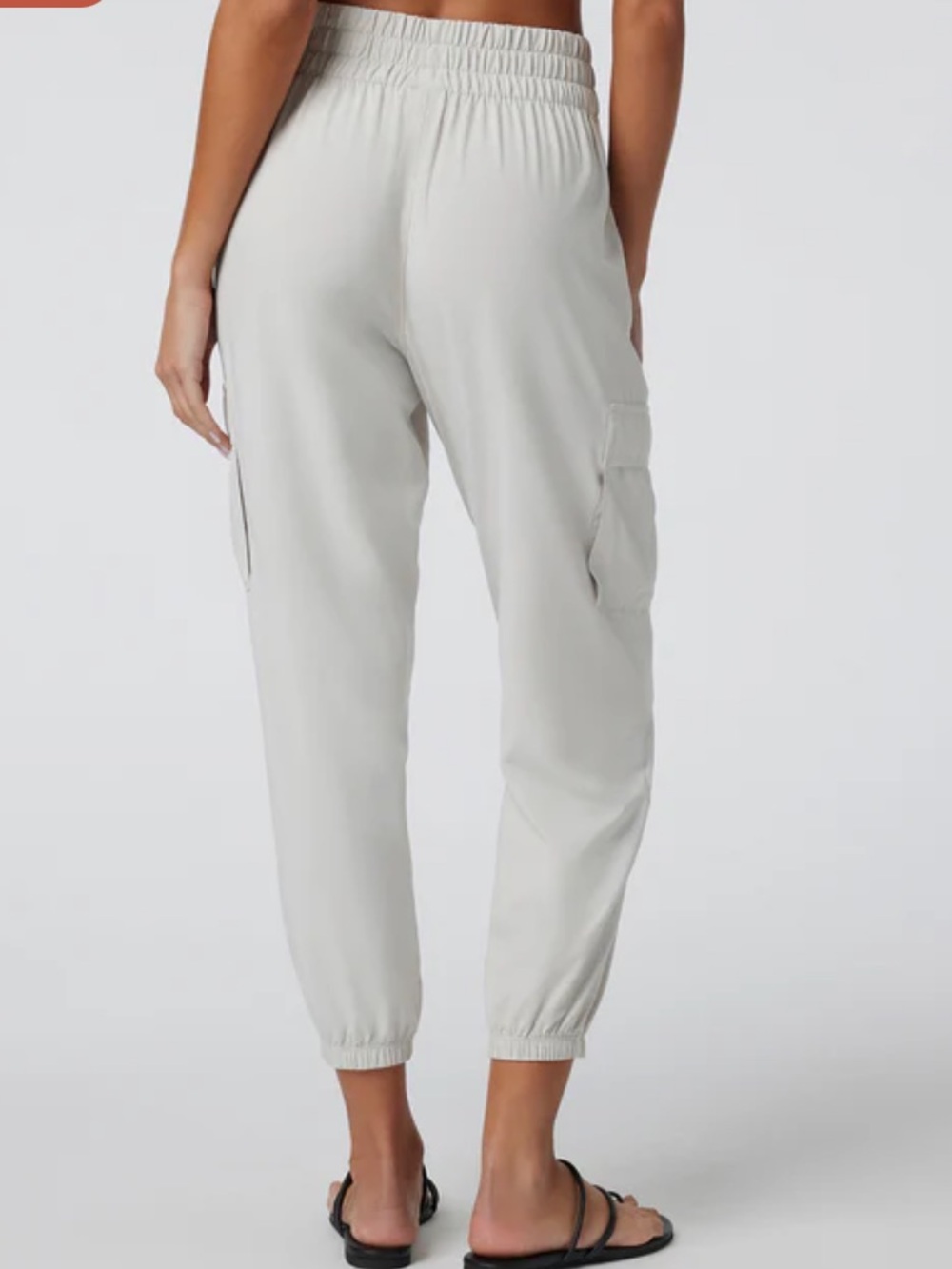 Vuori Light Gray Cargo Jogger Pants - Picture 3 of 6